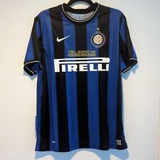 Camiseta deportiva del Inter de Milán Diego Milito 2010 final de la Liga de Campeones para hombre L segunda mano  Embacar hacia Argentina
