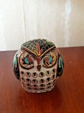 Chinese cloisonne owl for sale  SHREWSBURY