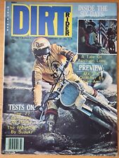 Revista Dirt Rider Febrero 1977 De colección Motocross Suzuki 250B Husky 77 Auto MX segunda mano  Embacar hacia Mexico