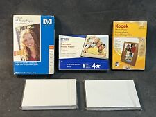 Lote de 500 hojas de papel fotográfico brillante HP Kodak Epson nuevas, usado segunda mano  Embacar hacia Argentina