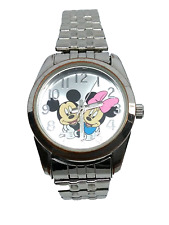 Vintage Disney Mickey & Minnie Mouse Relógio Pulseira Elástica Japão MCK804 Por MZB comprar usado  Enviando para Brazil