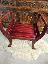 Mahogany bench stool for sale  WOKING