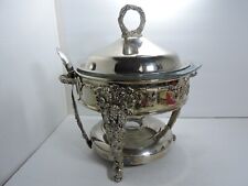 Godinger silver plated chafing dish intricate design/serving spoon seagull for sale  Shipping to South Africa