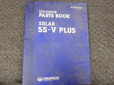 Catálogo de piezas de excavadora Midi modelo Daewoo solar 55V plus midi libro manual segunda mano  Embacar hacia Argentina