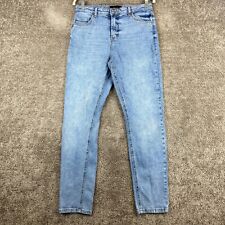 Mohito Slim Fit Straight Leg Jeans Damskie 38 Niebieskie Jasne Kamienie Wysoki stan, używany na sprzedaż  Wysyłka do Poland