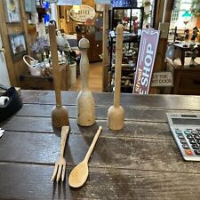 3 antique wooden mashers for sale  Freeport
