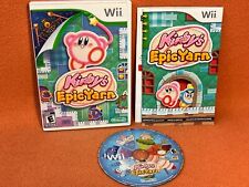 Kirby's Epic Yarn Nintendo Wii NTSC versão EUA jogo completo! comprar usado  Enviando para Brazil