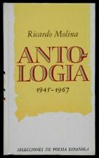 Ricardo Molina. Antología 1945-1967. Prólogo y selección de Mariano Roldán. 1976, usado segunda mano  Argentina 