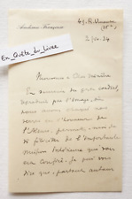 L.A.S. Marcel Prévost (1862-1941) Écrivain Lettre autographe signée Eugène Frot comprar usado  Enviando para Brazil