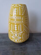 Mustard ceramic patterned for sale  BOLTON