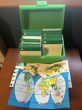 Vintage 1975 ILLUSTRATED WILDLIFE TREASURY Animal Cards Green Case With Cards for sale  Shipping to South Africa