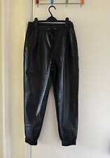 zara faux leather trousers for sale  BROXBOURNE
