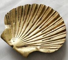 Brass scallop shell for sale  RYTON