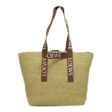 Bolso de hombro plegable LOEWE B507X23X042435 marrón bronceado natural usado, usado segunda mano  Embacar hacia Argentina