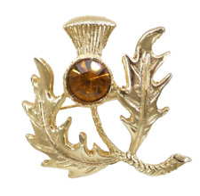 Vintage thistle brooch for sale  Shipping to Ireland