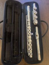 Flauta vintage Armstrong 81 furo aberto, cabeça e corpo de prata esterlina com estojo comprar usado  Enviando para Brazil