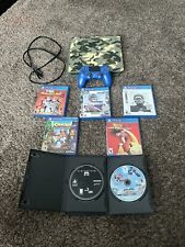 Used, Sony PlayStation 4 Slim Console + Games 1TB Camo Edition CUH-2115B Bundle Lot for sale  Shipping to South Africa
