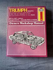 Triumph 1500tc dolomite for sale  PETWORTH