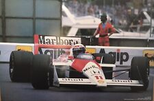 ¡Póster original de coche raro McLaren MP4/4/1.5 Honda V-6T Alain Prost 1988! Own It! segunda mano  Embacar hacia Argentina