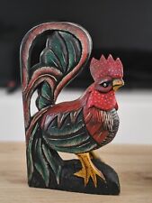 Carved wooden rooster for sale  CAMBRIDGE