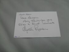 Angela rippon autograph for sale  CARDIFF