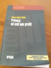 Libro privacy enti usato  Viareggio