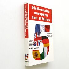 Dictionnaire européen affaire d'occasion  Saint-Sorlin-en-Valloire