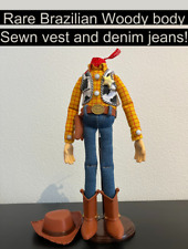 Usado, Toy Story Collection Woody Brazilian body with real denims jeans Thinkway Pixar comprar usado  Enviando para Brazil