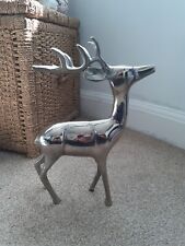 Silver metal stag for sale  NORWICH