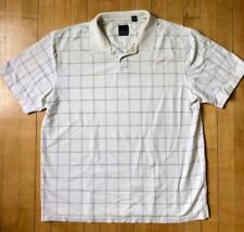 Camisa Arrow Para Hombre Grande Cuello de Golf Blanco Pantana; Aspecto Clásico; Excelente, usado segunda mano  Embacar hacia Argentina