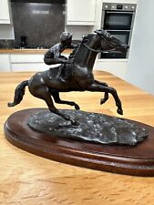 Bronze horse jockey for sale  POTTERS BAR