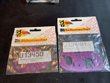 schumacher cougar 2 works, Purple Alloy Motor Plates. for sale  Shipping to South Africa