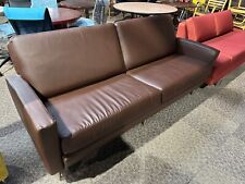 Leather sofa brown for sale  Cleveland
