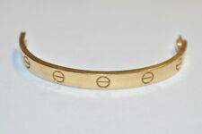 18KT YELLOW GOLD CARTIER LOVE BRACELET HALF, used for sale  Thomaston