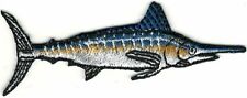 Parche bordado de peces trofeo deportivo Marlin de 3 segunda mano  Embacar hacia Argentina