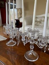 Crystal candelabra pair for sale  Southington