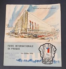 Feria Mundial Praga Mai 1950 Anuncio 5 Páginas Escritorio De Viaje Express comprar usado  Enviando para Brazil