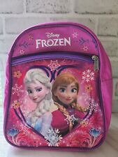 Mochila Disney Frozen pequena 11" Anna Elsa flores rosa flocos de neve, usado comprar usado  Enviando para Brazil