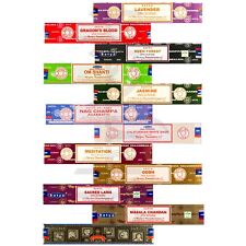 3 or 12 Pack Box Satya Genuine Nag Champa Incense Sticks Joss Mixed Scents for sale  Shipping to South Africa