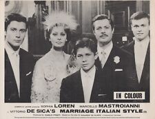 Foto K 151 Sophia Loren + Marcello Mastroianni em Casamento Estilo Italiano (1964) comprar usado  Enviando para Brazil