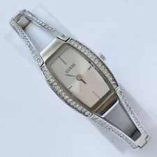 Relógio feminino GUESS cristais cintilantes pulseira social prata G85633L comprar usado  Enviando para Brazil
