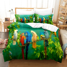 Capa de edredom colorida papagaio fronha solteiro cama de casal capa de edredom fronha comprar usado  Enviando para Brazil