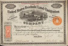 United States Freehold Land and Emigration Company - 1871 segunda mano  Embacar hacia Argentina