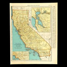 Vintage california map for sale  Willow Grove
