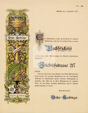 Tipografía decorativa y diseño impreso 1891 intercambio de patrones gráficos #E577 segunda mano  Embacar hacia Mexico