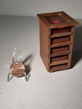 VINTAGE DOLLHOUSE MINIATURE WOODEN JEWELRY STORE DISPLAY CASE 1:12 SCALE for sale  Shipping to South Africa