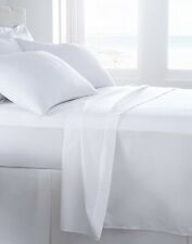 Superior Egyptian 100% Cotton White 400 Thread Count Sateen Bed Linen  All sizes, used for sale  Shipping to South Africa