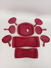 poole pottery dish red for sale  RUGBY