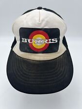 Vintage Burris Advertising Foam Trucker Snapback Hat Cap California Headware for sale  Shipping to South Africa