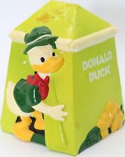 Vintage 1960s Walt Disney Productions ucgc Japón banco de moneda de Donald Duck Tienda de campaña segunda mano  Embacar hacia Spain